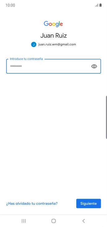 Pulsa Siguiente.