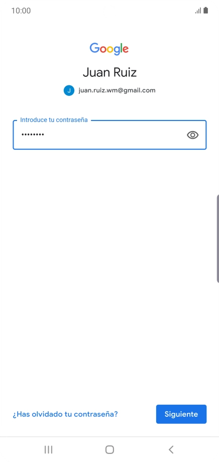 Pulsa Siguiente.