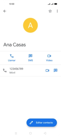 Pulsa la tecla de inicio para terminar y regresar a la pantalla de inicio.