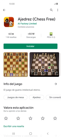 Pulsa Instalar y sigue las indicaciones de la pantalla para instalar la app.