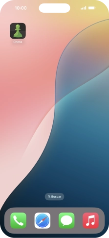 Pulsa la app deseada durante unos instantes.