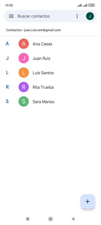 Pulsa el icono de perfil.