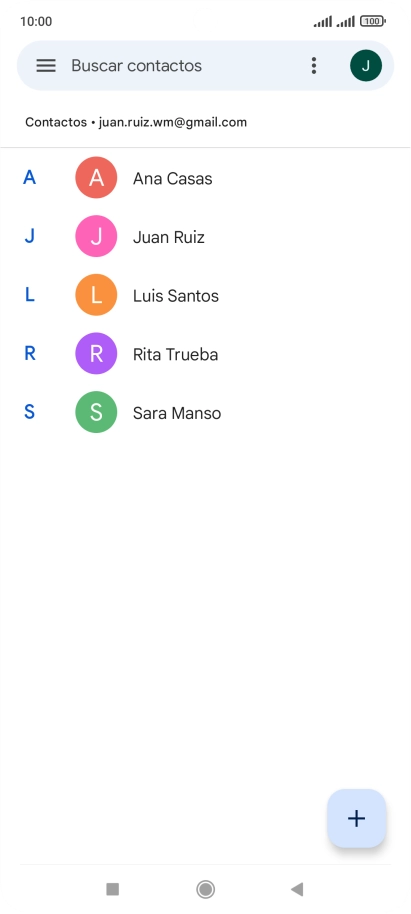 Pulsa el icono de perfil.
