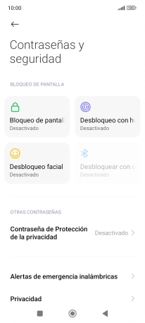 Pulsa Privacidad.