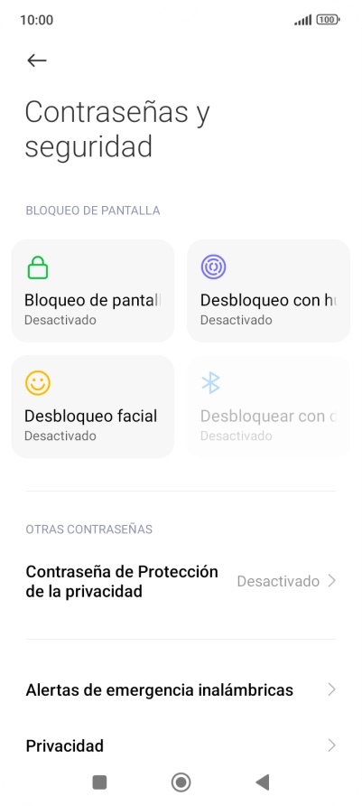 Pulsa Privacidad.
