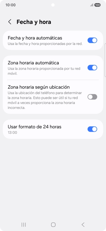 Pulsa la tecla de inicio para terminar y regresar a la pantalla de inicio.