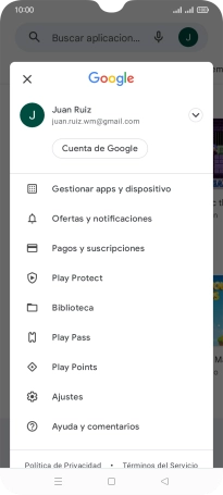 Pulsa Gestionar apps y dispositivo.