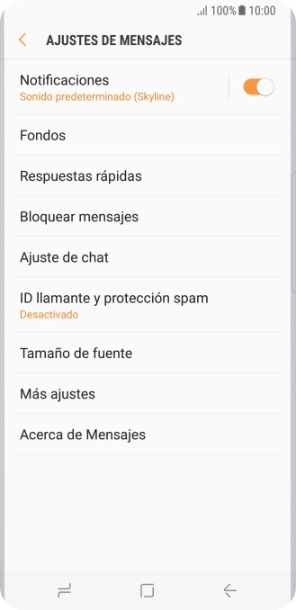 Pulsa Más ajustes.