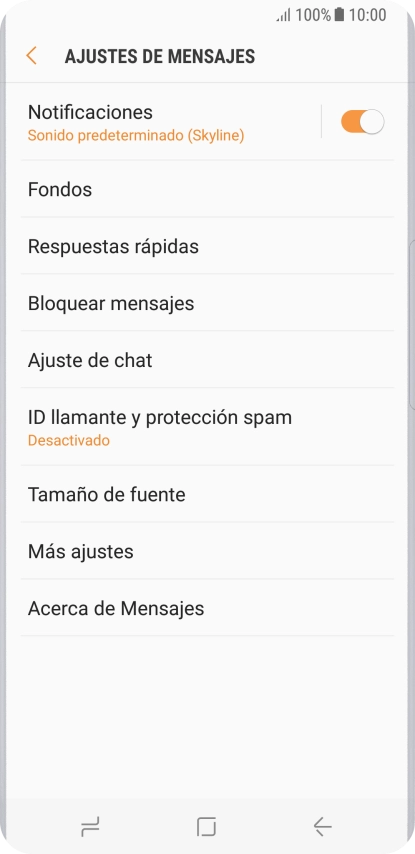 Pulsa Más ajustes.