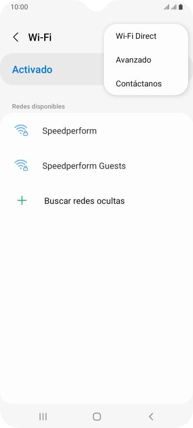 Pulsa Avanzado.
