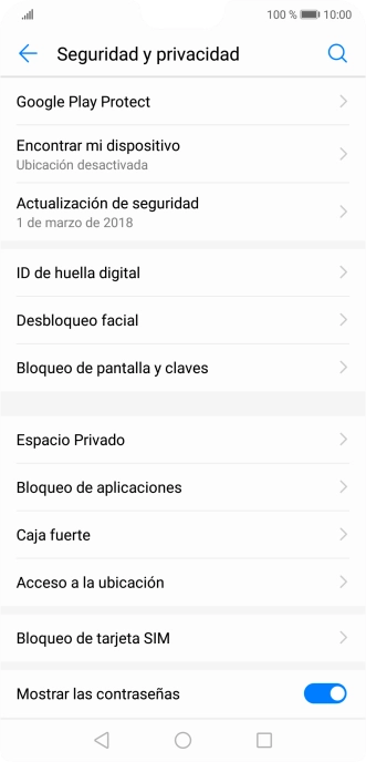 Pulsa Bloqueo de tarjeta SIM.