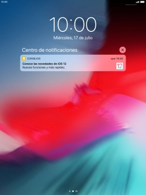 Pulsa la notificación deseada y sigue las indicaciones de la pantalla para utilizar la función seleccionada.