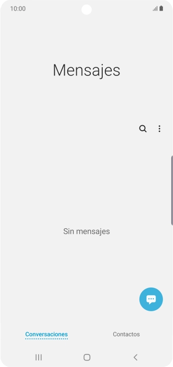 Pulsa el icono de nuevo mensaje.