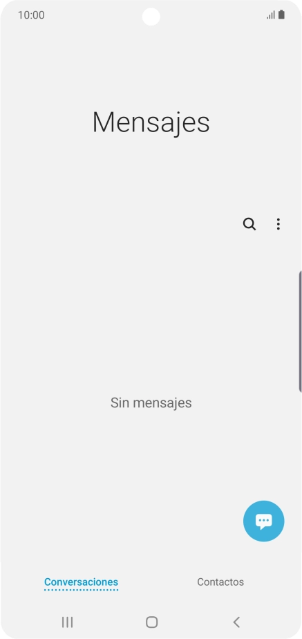 Pulsa el icono de nuevo mensaje.