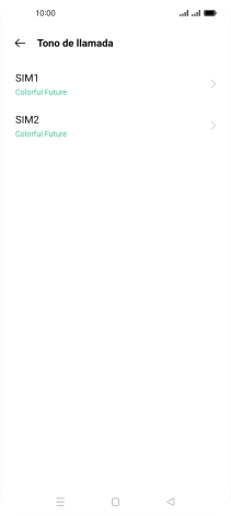 Pulsa la tarjeta SIM deseada.