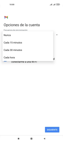 Pulsa el ajuste deseado.