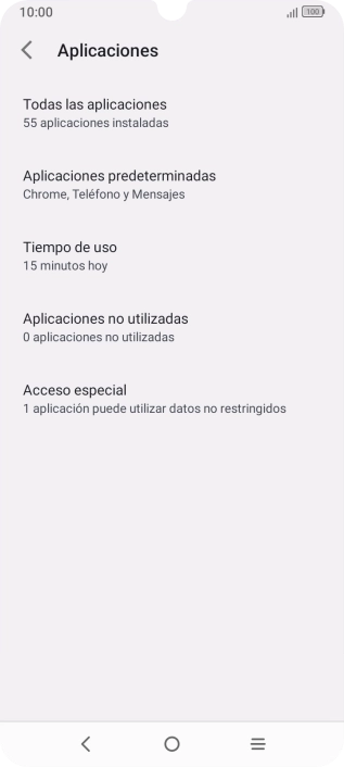 Pulsa Todas las aplicaciones.
