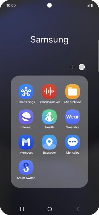 Abre una app que sea compatible con esta función, por ejemplo, Mensajes.