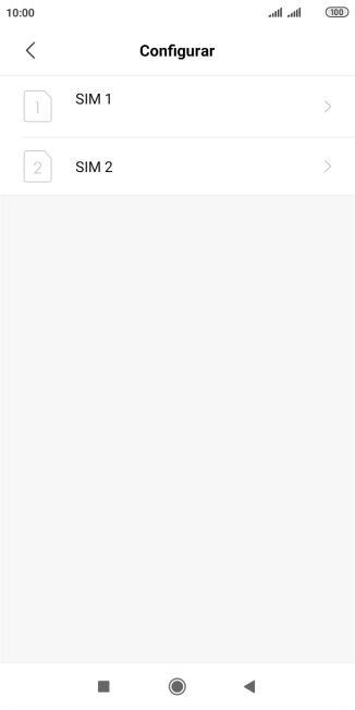 Pulsa la tarjeta SIM deseada.