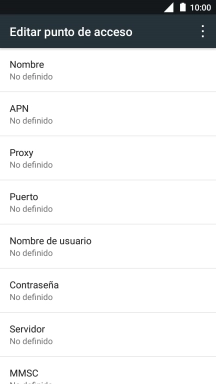 Pulsa Nombre.