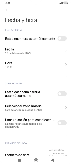 Pulsa el indicador junto a 