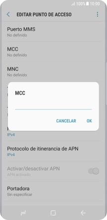 Introduce 214 y pulsa OK.