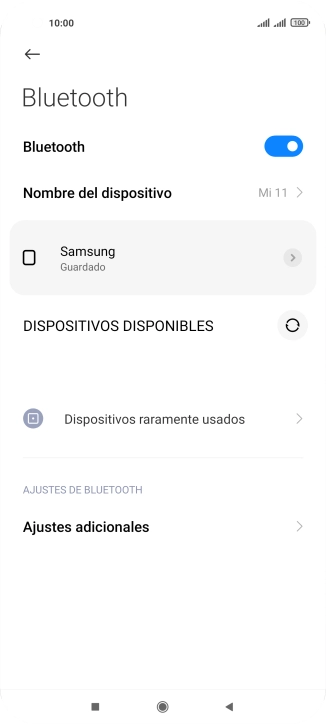 Pulsa la tecla de inicio para terminar y regresar a la pantalla de inicio.