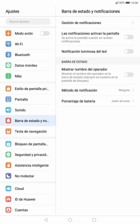 Pulsa Gestión de notificaciones.