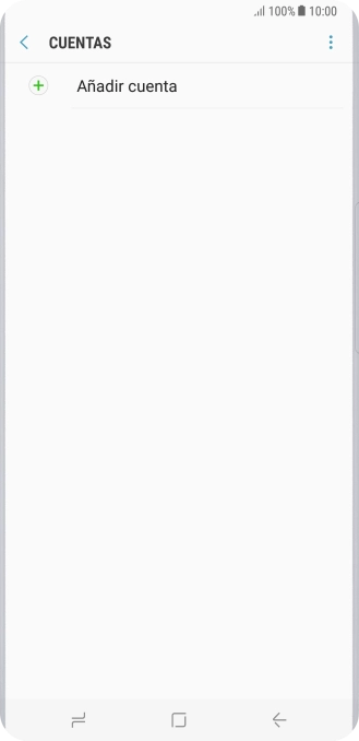 Pulsa Añadir cuenta.