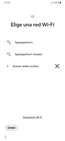 Pulsa la red wifi deseada.