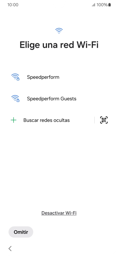 Pulsa la red wifi deseada.