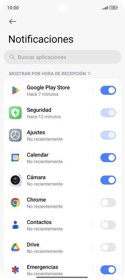 Pulsa la app deseada.