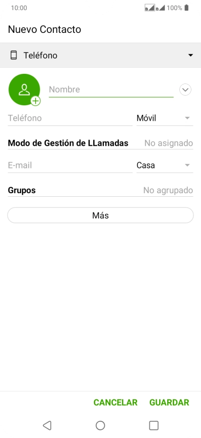 Pulsa la lista desplegable de la guía.