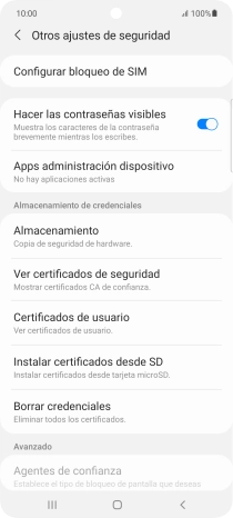 Pulsa Configurar bloqueo de SIM.