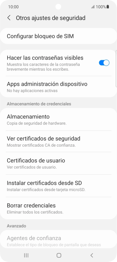 Pulsa Configurar bloqueo de SIM.