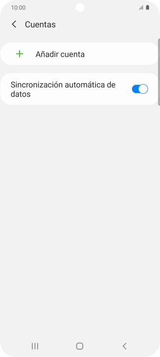 Pulsa Añadir cuenta.