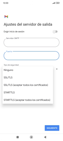 Pulsa SSL/TLS.