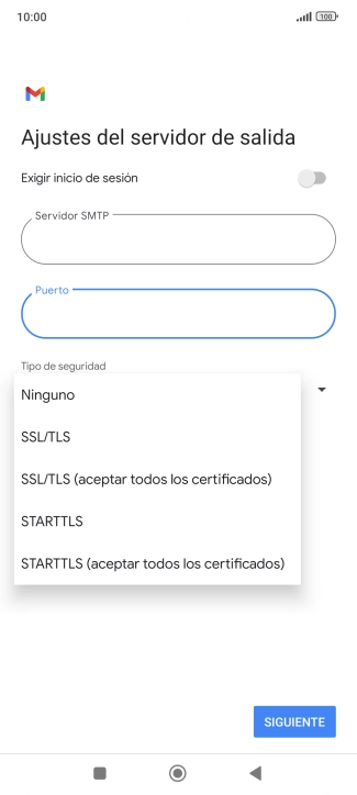 Pulsa SSL/TLS.