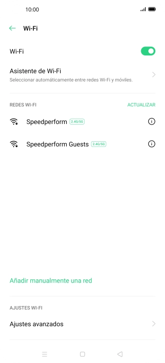 Pulsa la red wifi deseada.