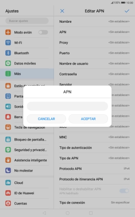 Introduce airtelwap.es y pulsa ACEPTAR.