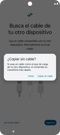 Pulsa Copiar sin cable.