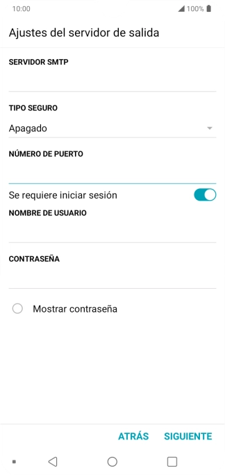 Pulsa el indicador junto a 