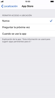 Pulsa el ajuste deseado para activar o desactivar la función.