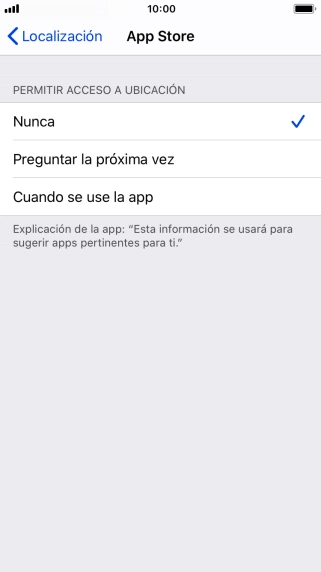 Pulsa el ajuste deseado para activar o desactivar la función.