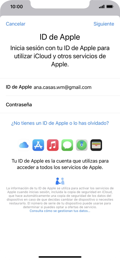 Pulsa Siguiente.