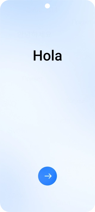 Pulsa la flecha hacia la derecha.