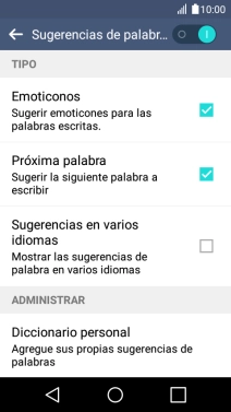 Pulsa la tecla de inicio para regresar a la pantalla de inicio.