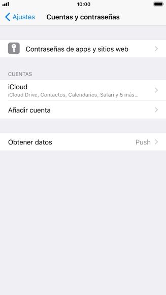 Pulsa Añadir cuenta.