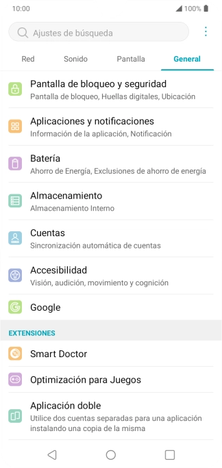Pulsa Aplicaciones y notificaciones.