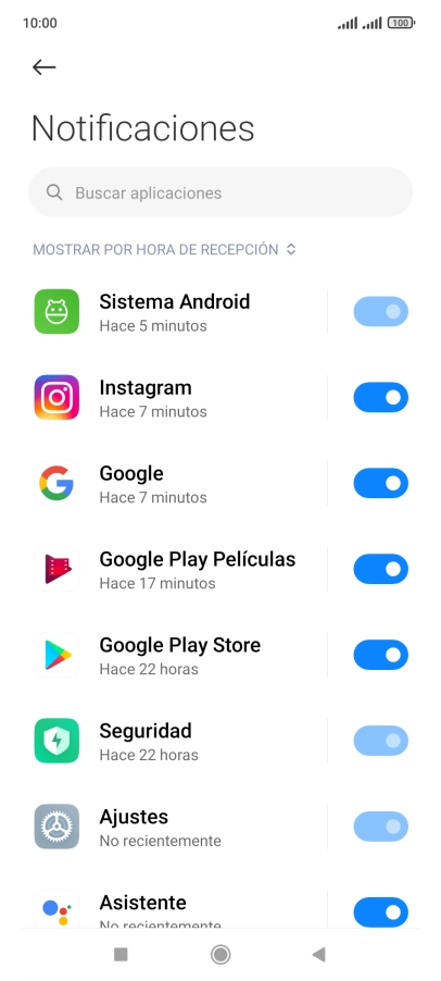 Pulsa la app deseada.